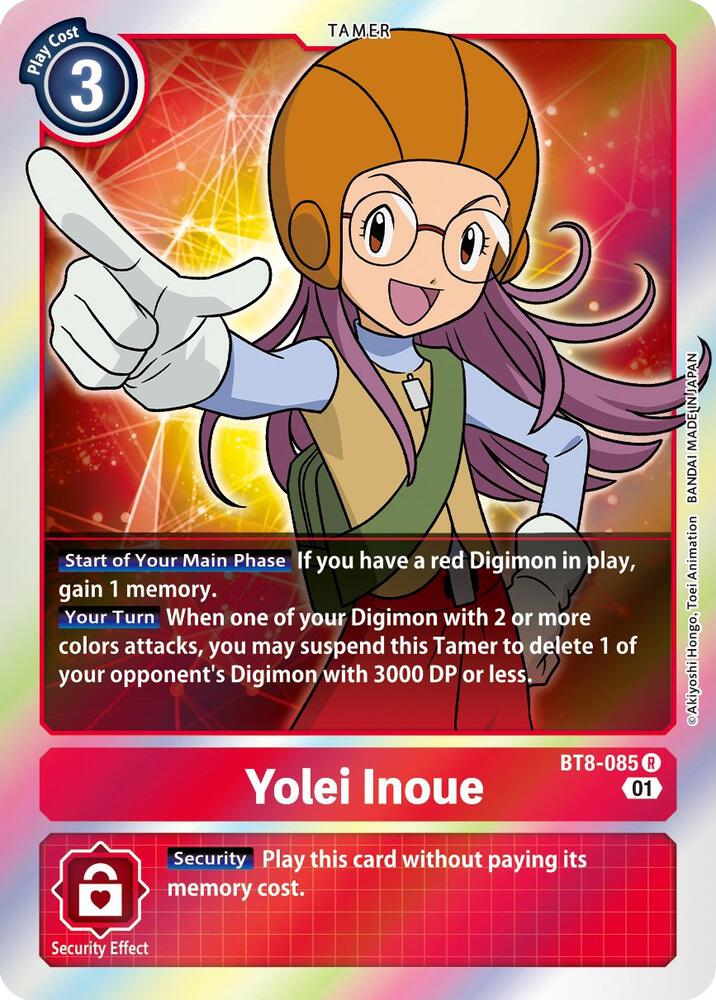 Yolei Inoue-New Awakening-Rare-Foil