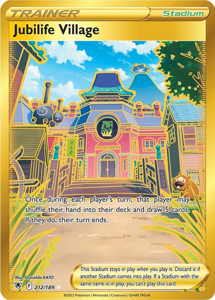 Jubilife Village (Secret)-SWSH10: Astral Radiance-Secret Rare-Holofoil