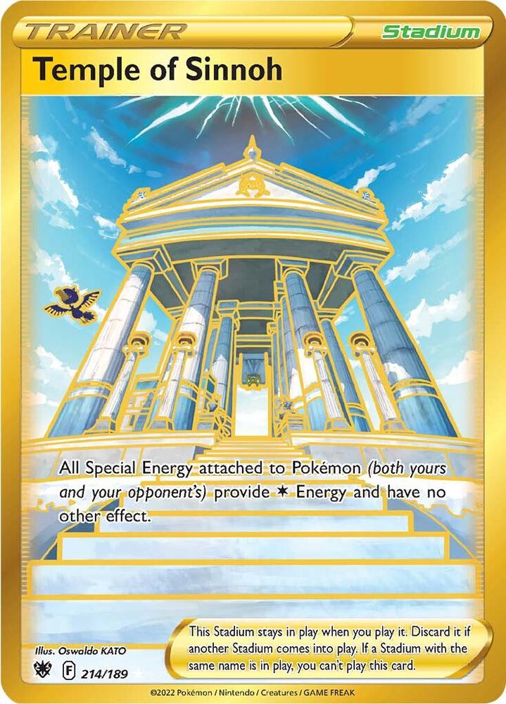Temple of Sinnoh (Secret)-SWSH10: Astral Radiance-Secret Rare-Holofoil