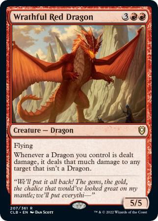 Wrathful Red Dragon-Commander Legends: Battle for Baldur's Gate-R-Normal