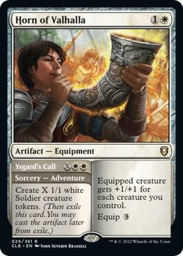 Horn of Valhalla-Commander Legends: Battle for Baldur's Gate-R-Foil
