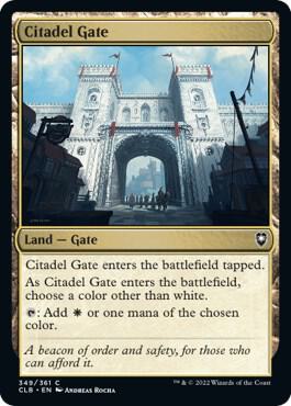 Citadel Gate-Commander Legends: Battle for Baldur's Gate-C-Foil