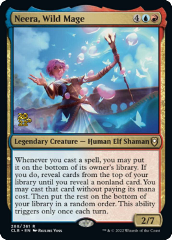 Neera, Wild Mage-Prerelease Cards-R-Foil