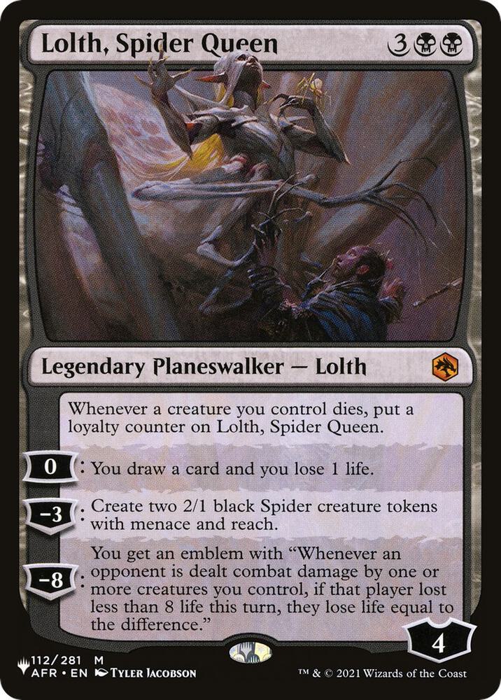 Lolth, Spider Queen-The List Reprints-M-Normal
