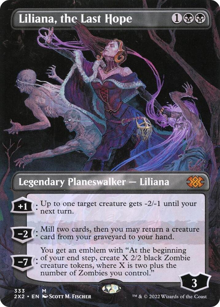 Liliana, the Last Hope (Borderless)-Double Masters 2022-M-Normal