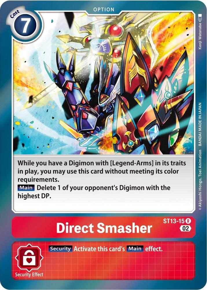 Direct Smasher-Starter Deck 13: Ragnaloardmon-Rare-Foil