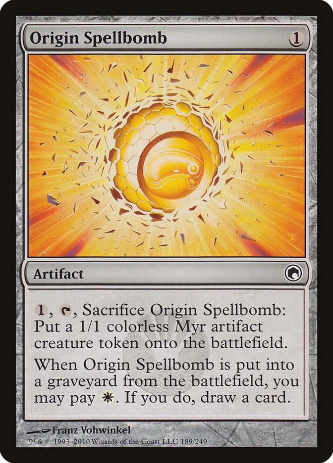 Origin Spellbomb-Scars of Mirrodin-C-Foil