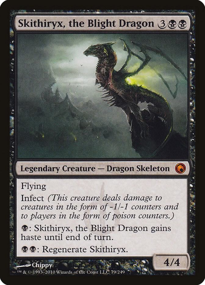 Skithiryx, the Blight Dragon-Scars of Mirrodin-M-Normal