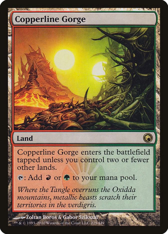 Copperline Gorge-Scars of Mirrodin-R-Normal