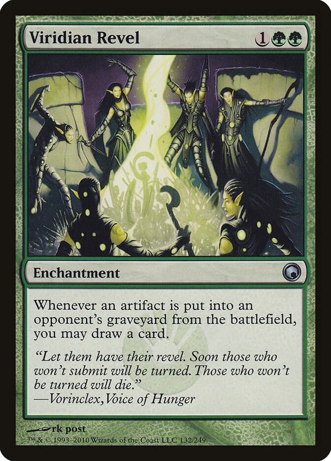 Viridian Revel-Scars of Mirrodin-U-Normal