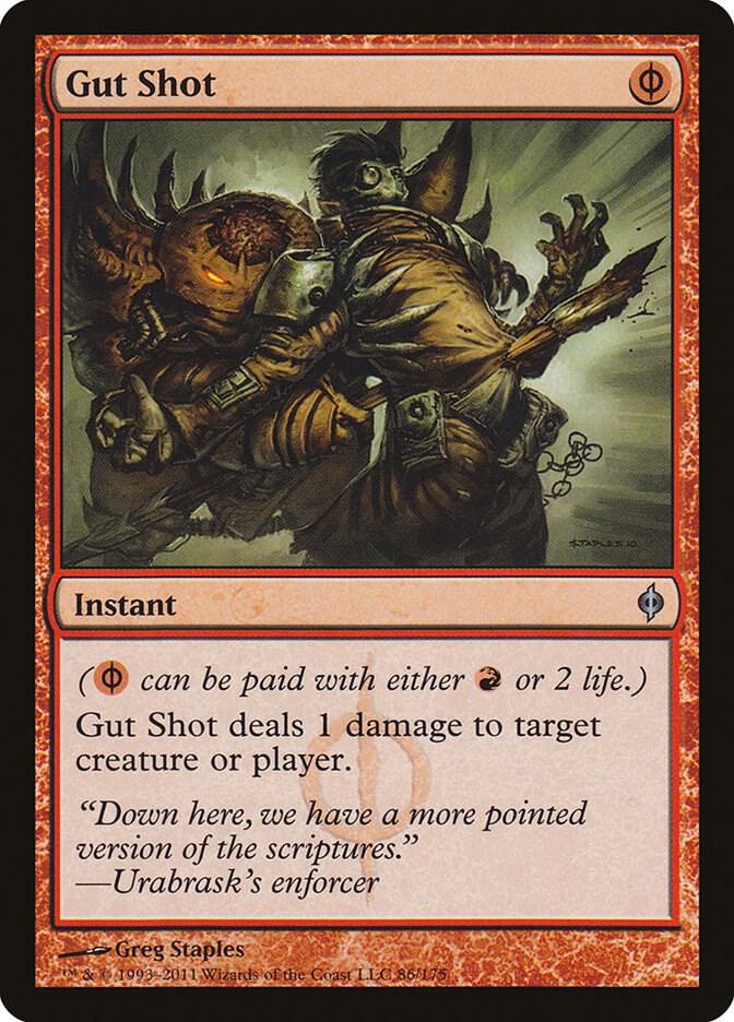 Gut Shot-New Phyrexia-U-Normal