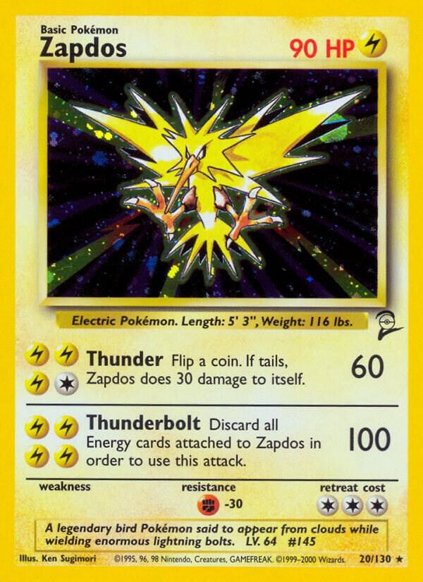 Zapdos-Base Set 2-Holo Rare-Holofoil
