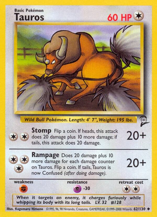 Tauros-Base Set 2-Uncommon-Normal