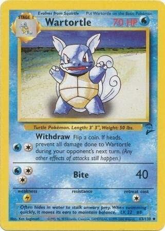 Wartortle-Base Set 2-Uncommon-Normal