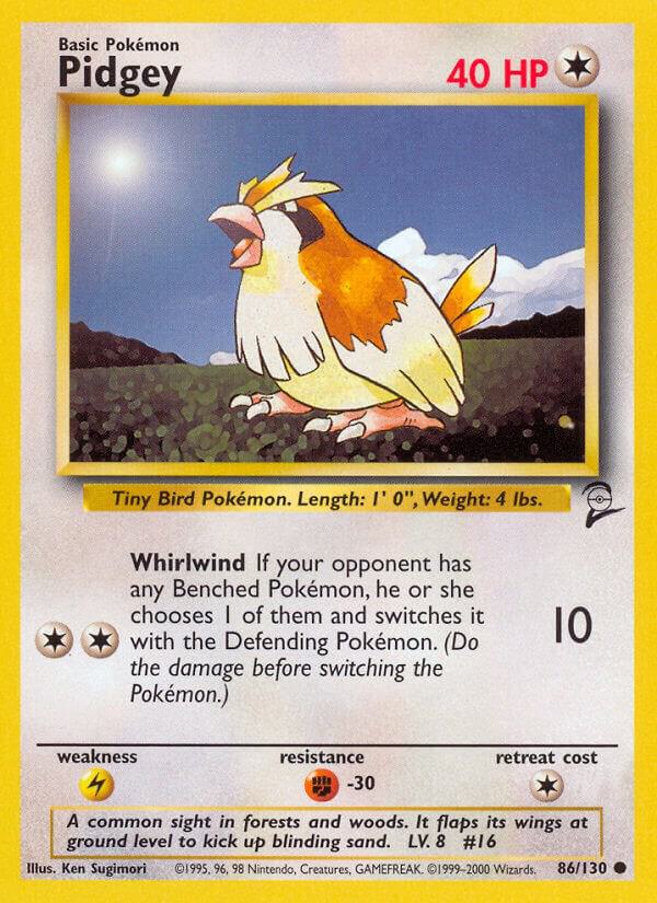 Pidgey-Base Set 2-Common-Normal