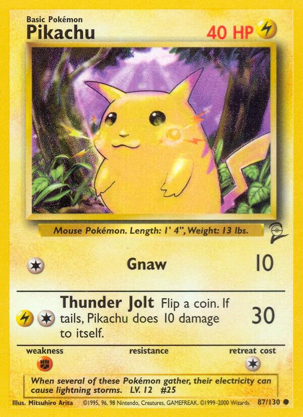 Pikachu-Base Set 2-Common-Normal