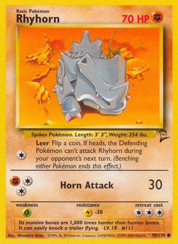 Rhyhorn-Base Set 2-Common-Normal