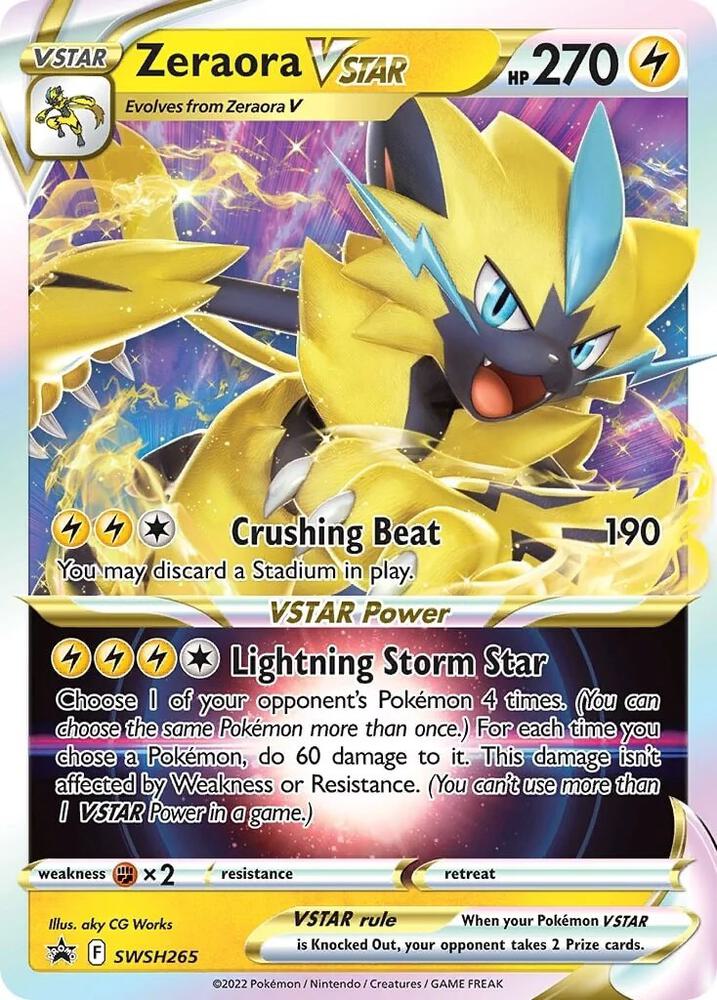 Zeraora VSTAR - SWSH265-SWSH: Sword & Shield Promo Cards-Promo-Holofoil
