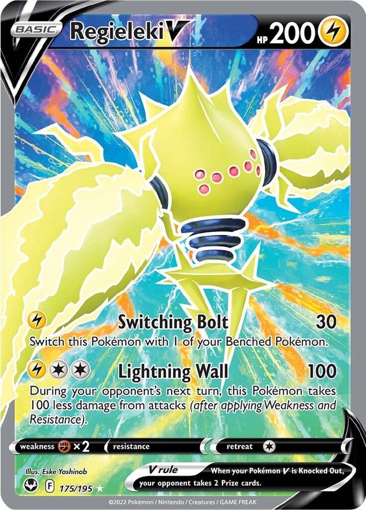 Regieleki V (Full Art)-SWSH12: Silver Tempest-Ultra Rare-Holofoil