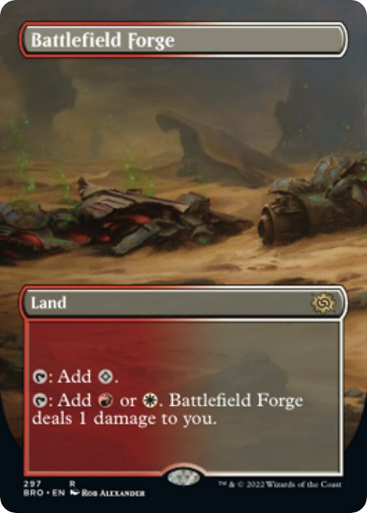 Battlefield Forge (Borderless)-The Brothers' War-R-Normal