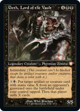 Geth, Lord of the Vault (Retro Frame)-Commander: The Brothers' War-M-Normal