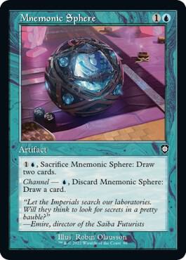 Mnemonic Sphere (Retro Frame)-Commander: The Brothers' War-C-Normal