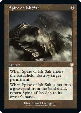 Spine of Ish Sah (Retro Frame)-Commander: The Brothers' War-R-Normal