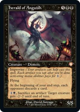 Herald of Anguish (Retro Frame)-Commander: The Brothers' War-M-Normal