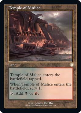 Temple of Malice (Retro Frame)-Commander: The Brothers' War-R-Normal