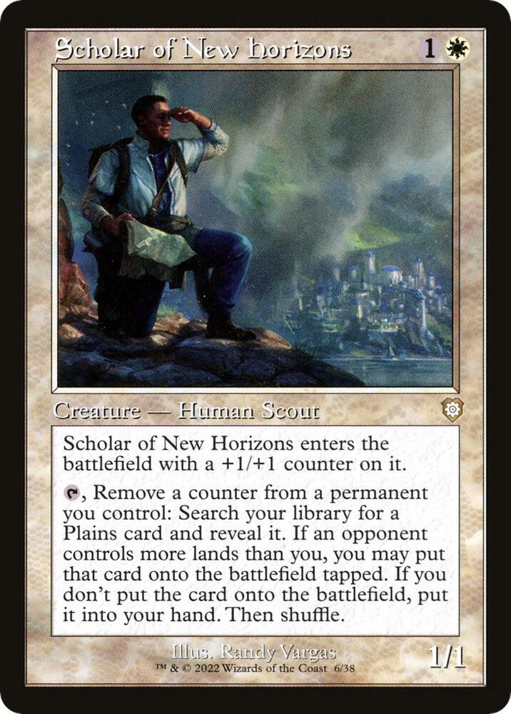 Scholar of New Horizons (Retro Frame)-Commander: The Brothers' War-R-Normal
