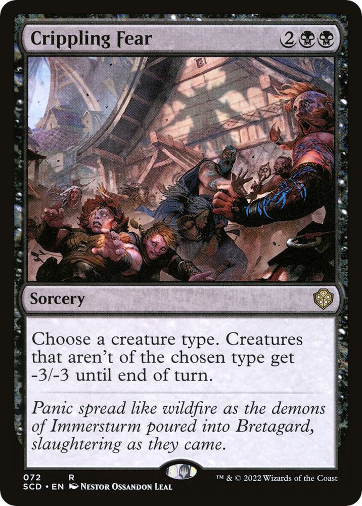 Crippling Fear-Starter Commander Decks-R-Normal