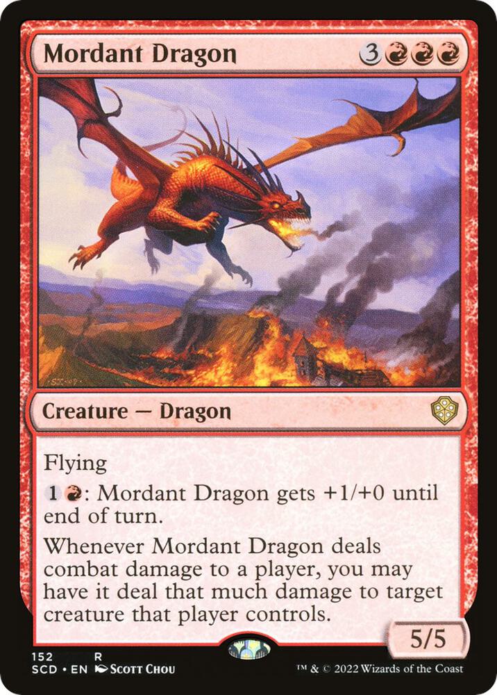 Mordant Dragon-Starter Commander Decks-R-Normal