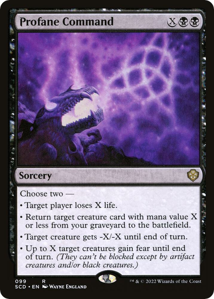 Profane Command-Starter Commander Decks-R-Normal
