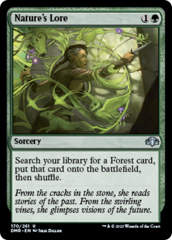 Nature's Lore-Dominaria Remastered-U-Normal