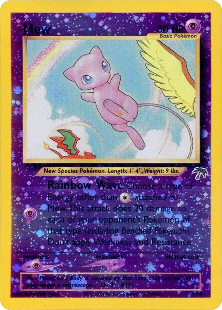 Mew-Southern Islands-Promo-Reverse Holofoil