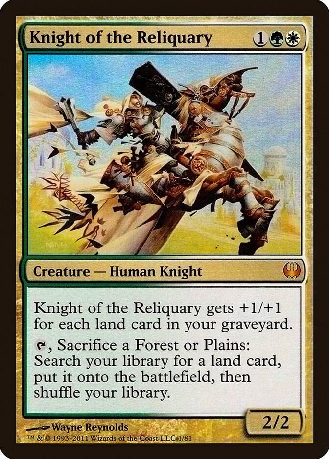 Knight of the Reliquary-Duel Decks: Knights vs. Dragons-M-Foil