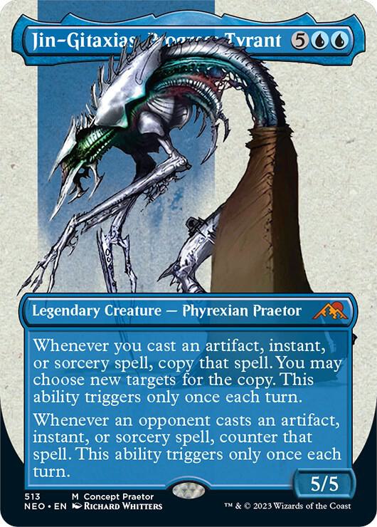Jin-Gitaxias, Progress Tyrant (Concept Praetor)-Phyrexia: All Will Be One-M-Foil