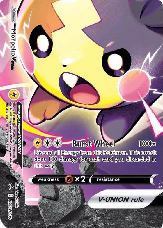 Morpeko V-Union - SWSH289-SWSH: Sword & Shield Promo Cards-Promo-Holofoil