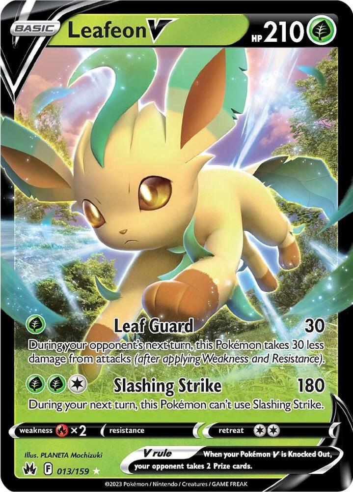 Leafeon V-SWSH: Crown Zenith-Ultra Rare-Holofoil