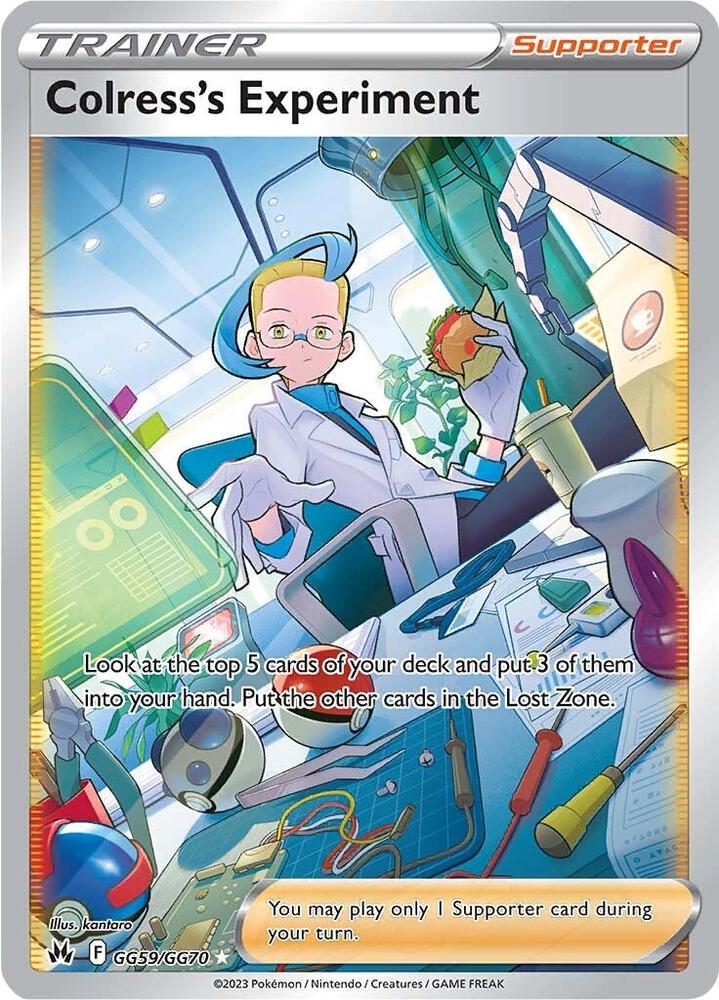 Colress's Experiment-SWSH: Crown Zenith: Galarian Gallery-Ultra Rare-Holofoil
