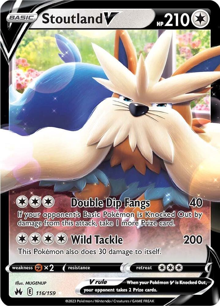Stoutland V-SWSH: Crown Zenith-Ultra Rare-Holofoil