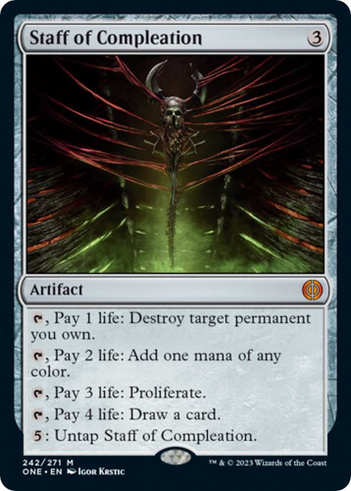 Staff of Compleation-Phyrexia: All Will Be One-M-Normal