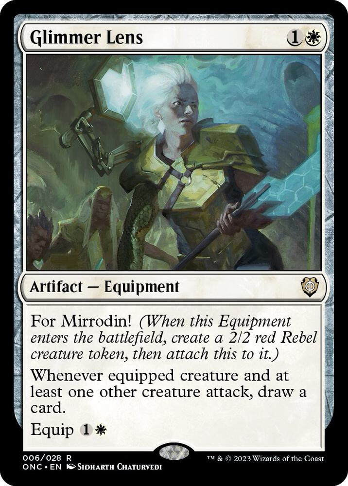 Glimmer Lens-Commander: Phyrexia: All Will Be One-R-Normal