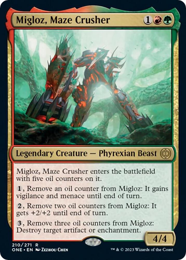 Migloz, Maze Crusher-Phyrexia: All Will Be One-R-Normal
