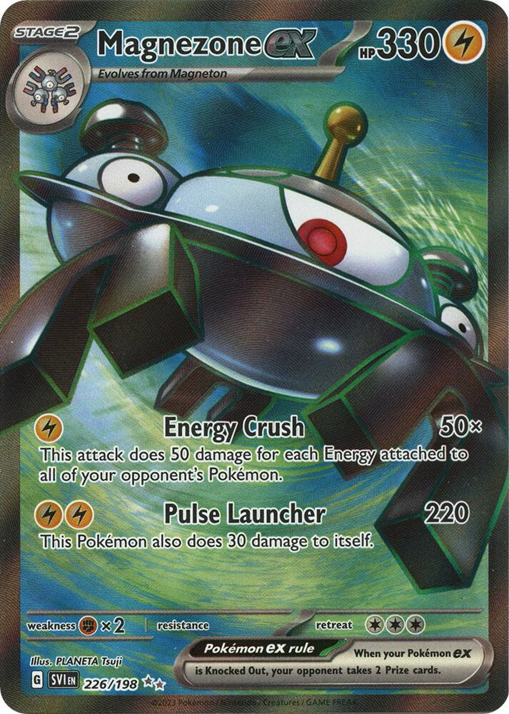 Magnezone ex - 226/198-SV01: Scarlet & Violet Base Set-Ultra Rare-Holofoil