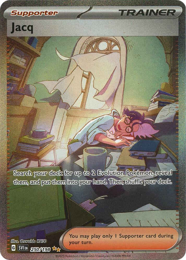 Jacq - 250/198-SV01: Scarlet & Violet Base Set-Special Illustration Rare-Holofoil