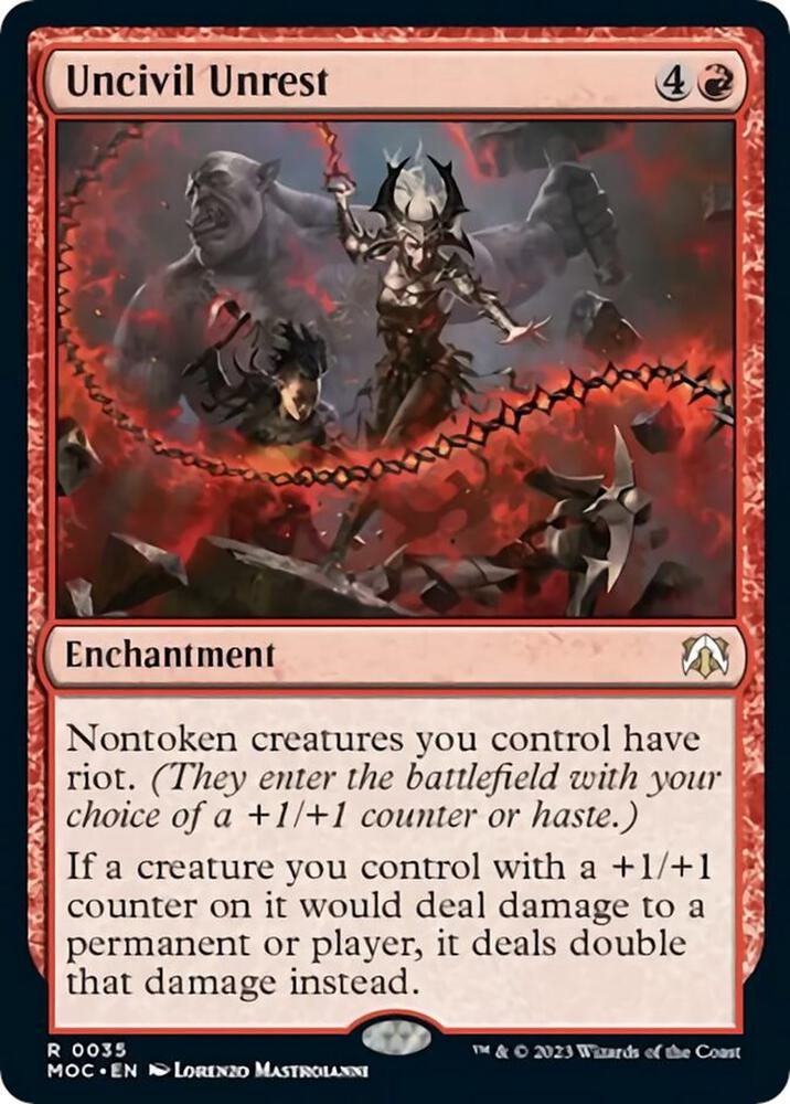 Uncivil Unrest-Commander: March of the Machine-R-Normal