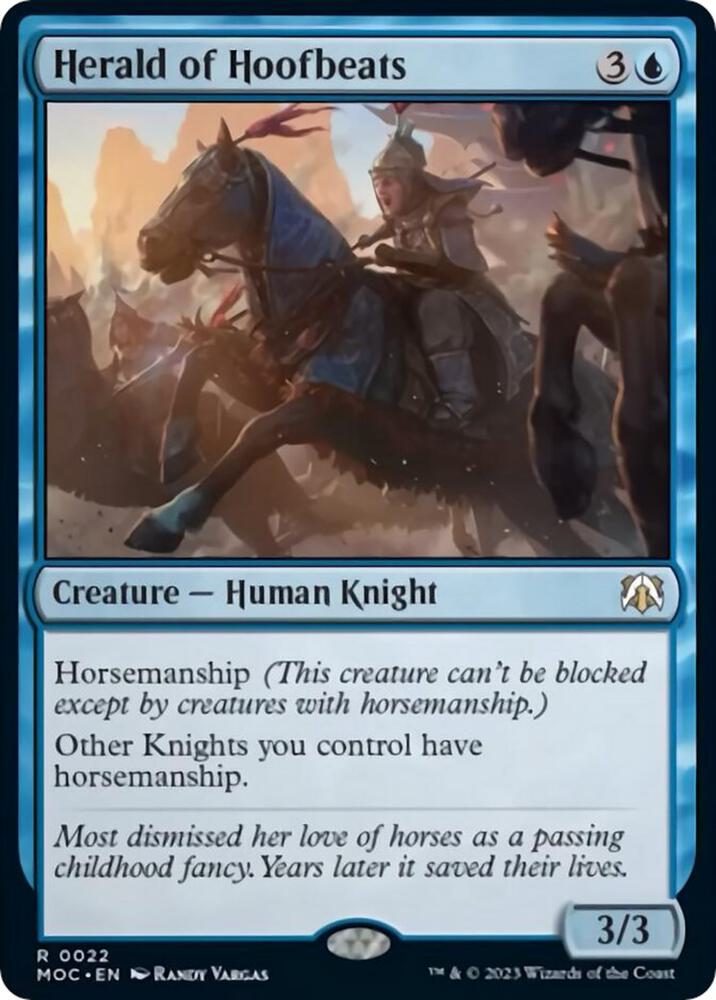 Herald of Hoofbeats-Commander: March of the Machine-R-Normal