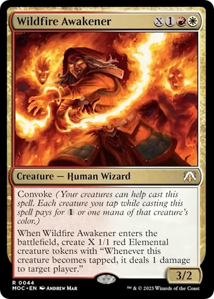 Wildfire Awakener-Commander: March of the Machine-R-Normal