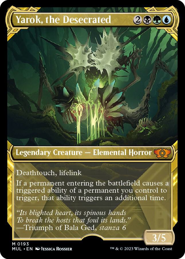 Yarok, the Desecrated (Halo Foil)-March of the Machine: Multiverse Legends-M-Foil